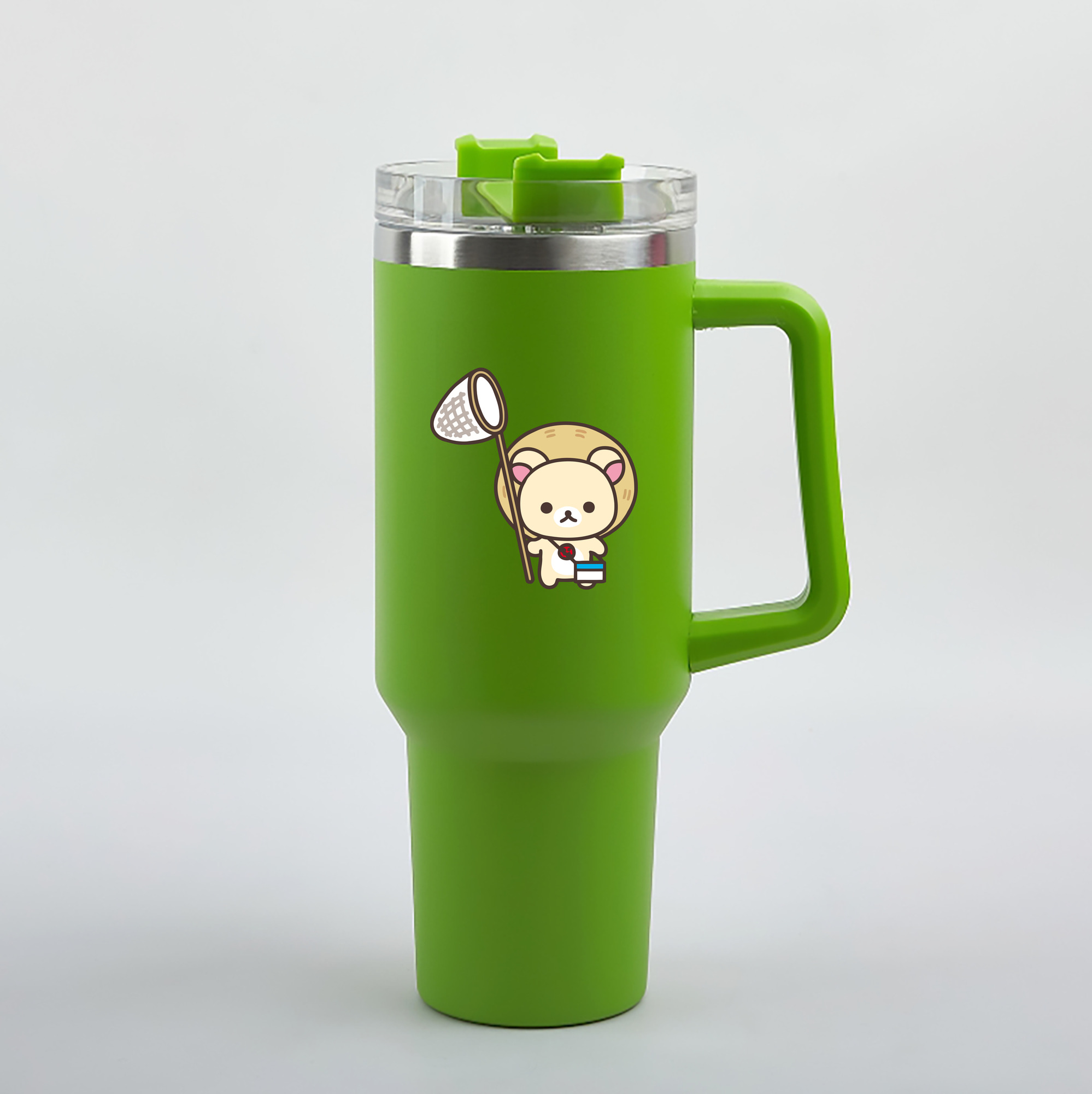 （画像用） リラックマ リラックマ キイロイトリ Rilakkuma Korilakkuma Kiiroitori 1200mL車用タンブラー（カラープリント）